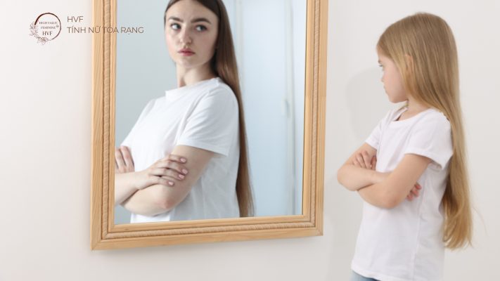 Khi Inner Child lên tiếng, tính nữ trưởng thành bị lu mờ.